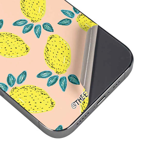 Bouffants and Broken Hearts Lemon Party iPhone 14 Pro Skin